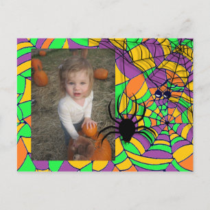 Carte postale Halloween photo personnalisée