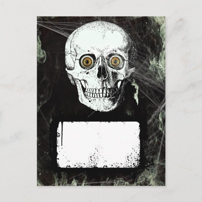 Carte Postale Halloween Pirate Skull (Devant)