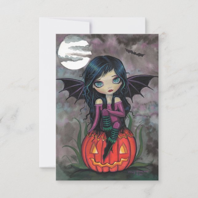 Carte postale Halloween Pumpkin Pixie (Devant)