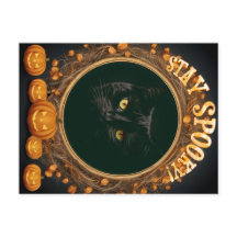 Carte postale Halloween. Reste éffrayant !