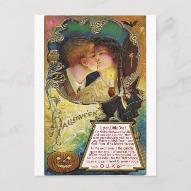 Carte Postale Halloween Romance (Devant)