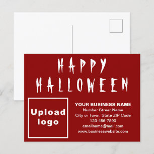 Carte postale Halloween Rouge