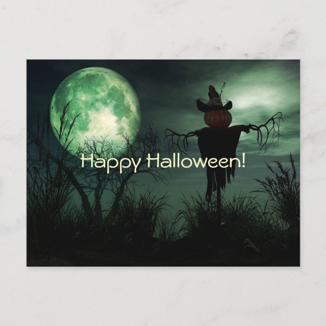 Carte postale Halloween Scènes Éffrayantes (Devant)