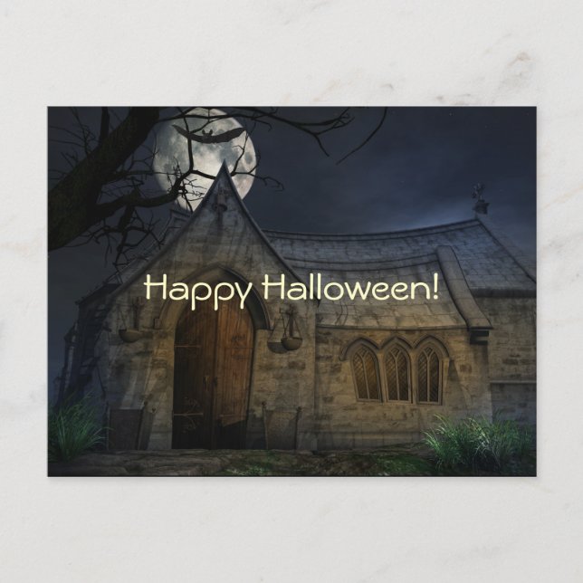 Carte postale Halloween Scènes Éffrayantes (Devant)