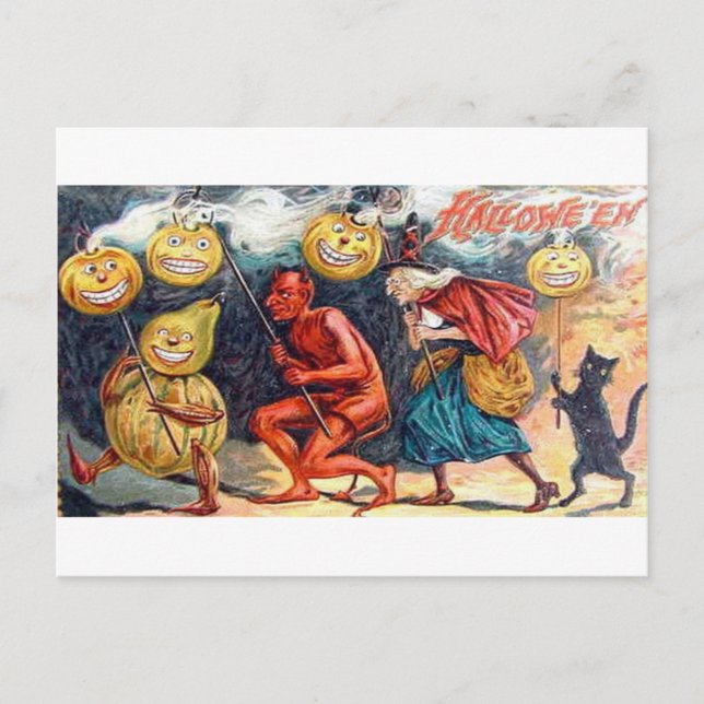 Carte Postale Halloween très effrayant (Devant)