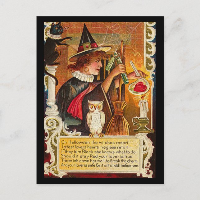 Carte Postale Halloween vintage (Devant)