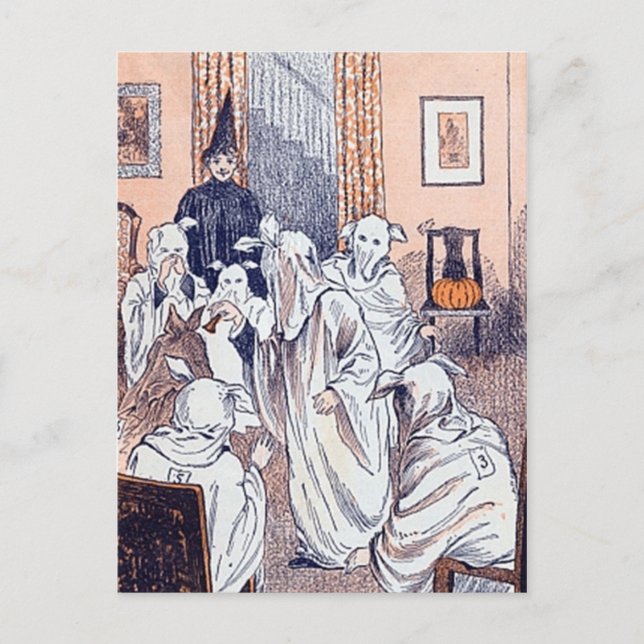 Carte Postale Halloween vintage - (Devant)
