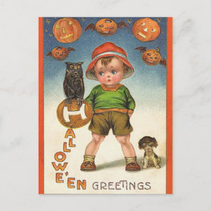 Carte Postale Halloween vintage