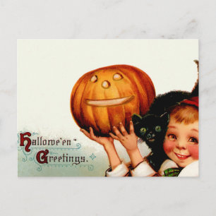 Carte postale Halloween vintage