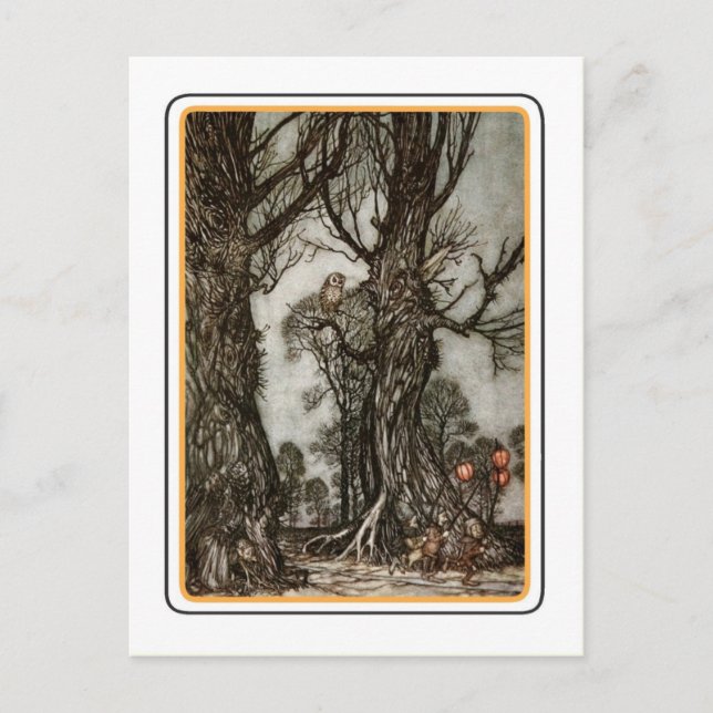 Carte Postale Halloween vintage (Devant)