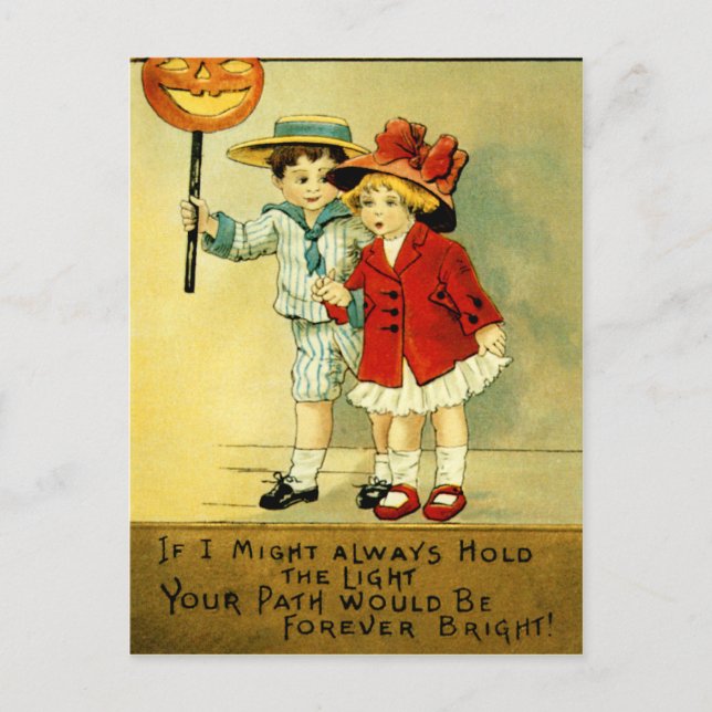 Carte postale Halloween vintage (Devant)
