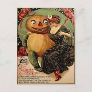 Carte postale Halloween vintage