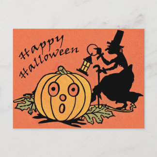 Carte postale Halloween vintage