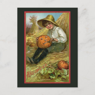 Carte postale Halloween vintage