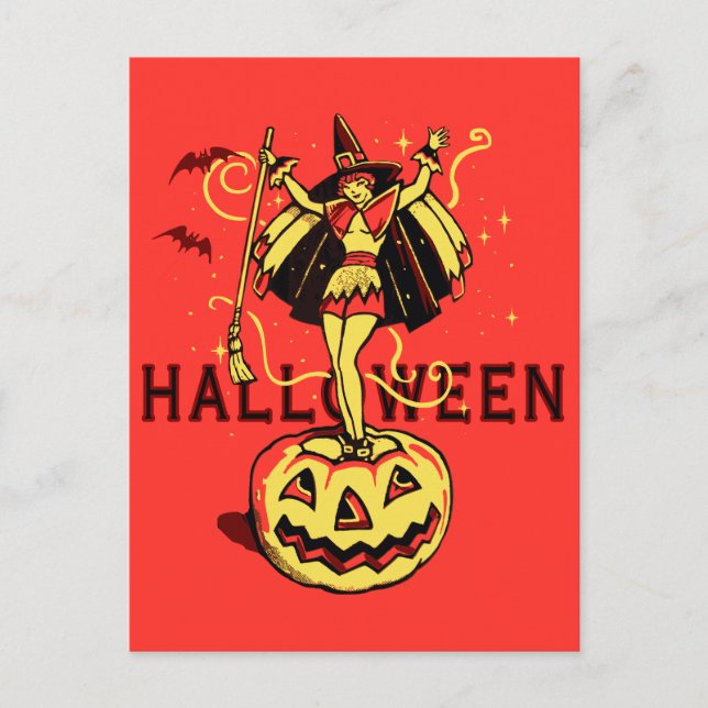 Carte Postale Halloween (vintage) (Devant)