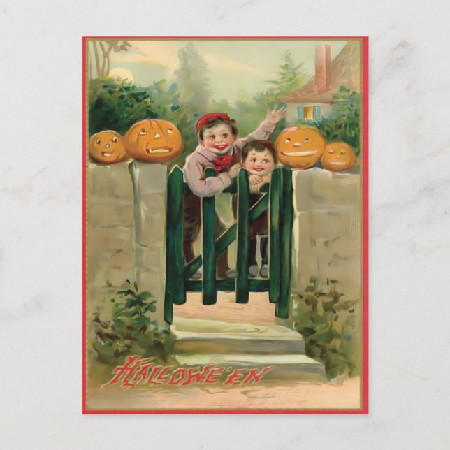 Carte Postale Halloween vintage (Devant)