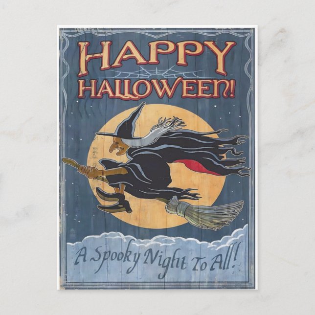 Carte Postale Halloween vintage (Devant)