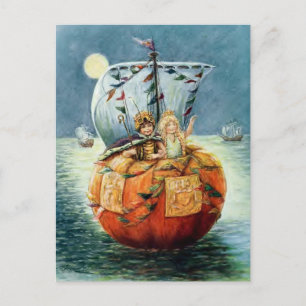 Carte postale Halloween vintage