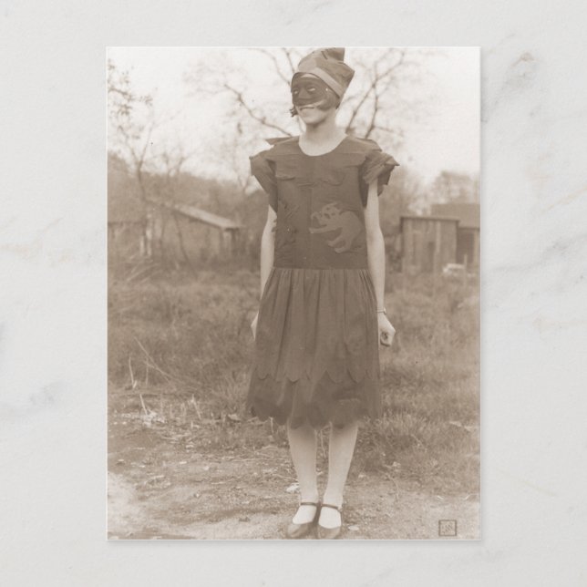 Carte Postale Halloween vintage (Devant)