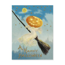 Carte postale Halloween vintage