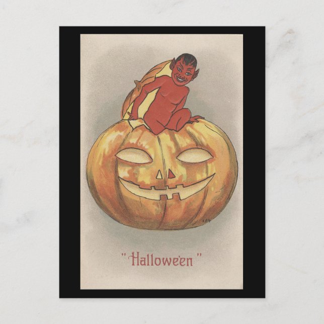 Carte Postale Halloween vintage (Devant)