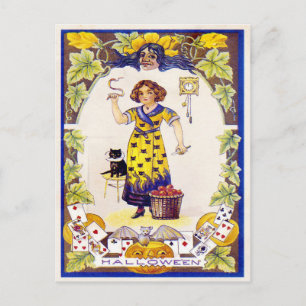 Carte postale Halloween vintage