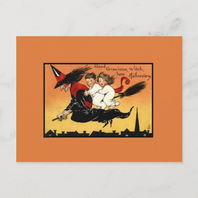 Carte Postale Halloween vintage (Devant)