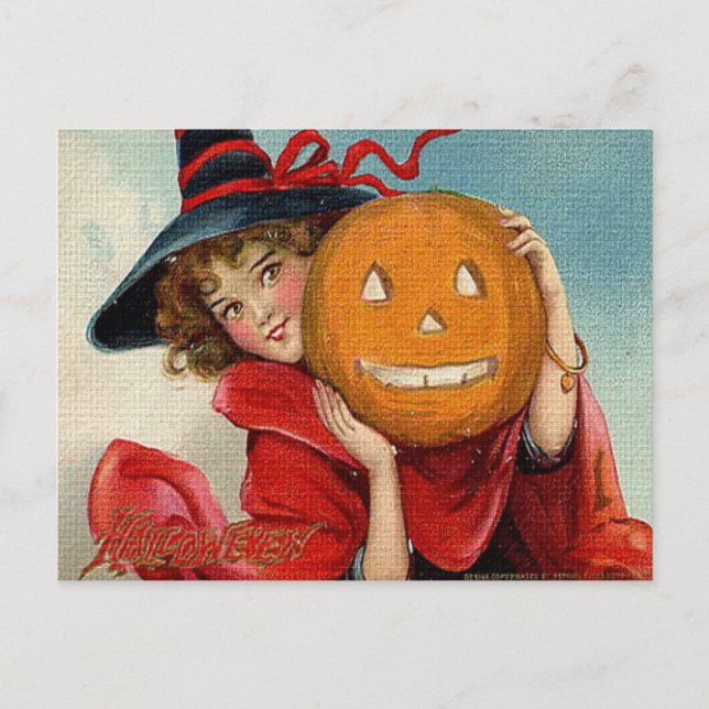 Carte Postale Halloween vintage (Devant)