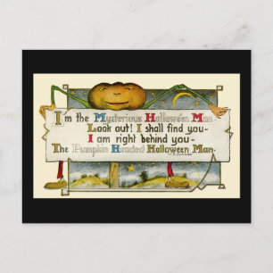 Carte postale Halloween vintage