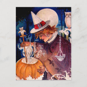 Carte postale Halloween vintage