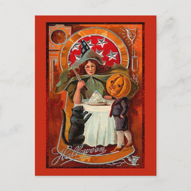 Carte Postale Halloween vintage (Devant)