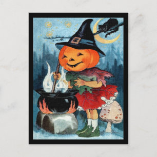 Carte postale Halloween vintage