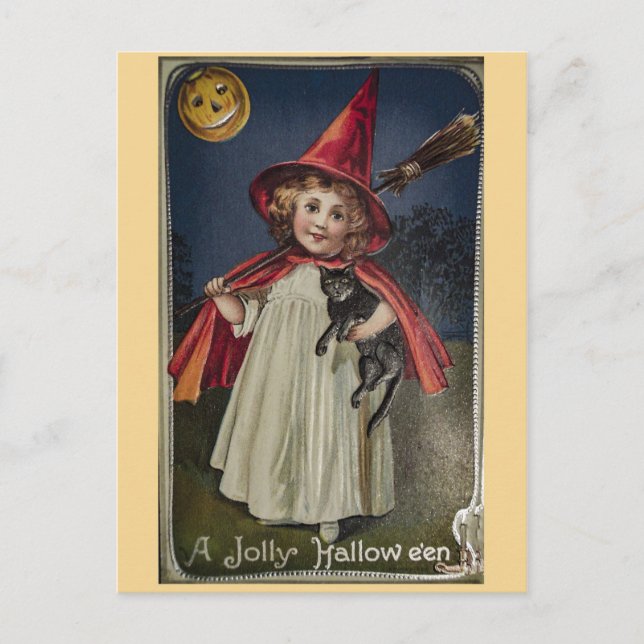 Carte Postale Halloween vintage (Devant)