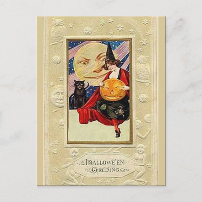 Carte Postale Halloween Vintage KRW (Devant)