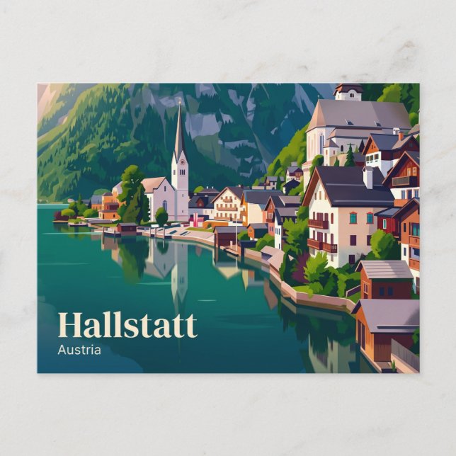 Carte Postale Hallstatt Autriche (Devant)