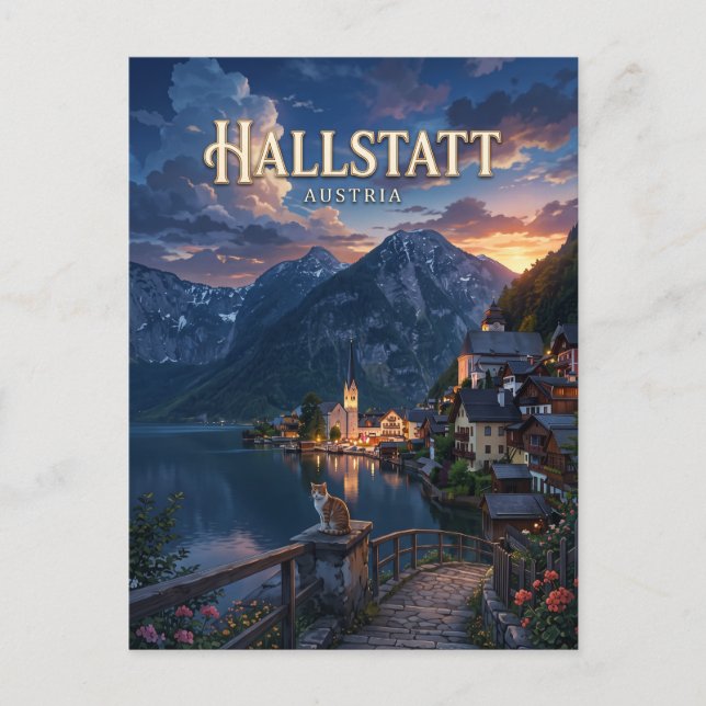 Carte Postale Hallstatt Autriche (Devant)