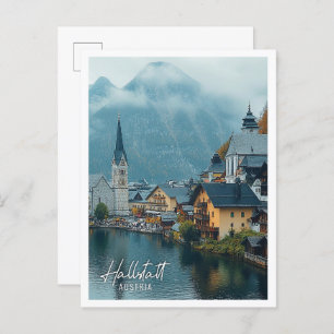 Carte Postale Hallstatt Autriche Belle place touristique