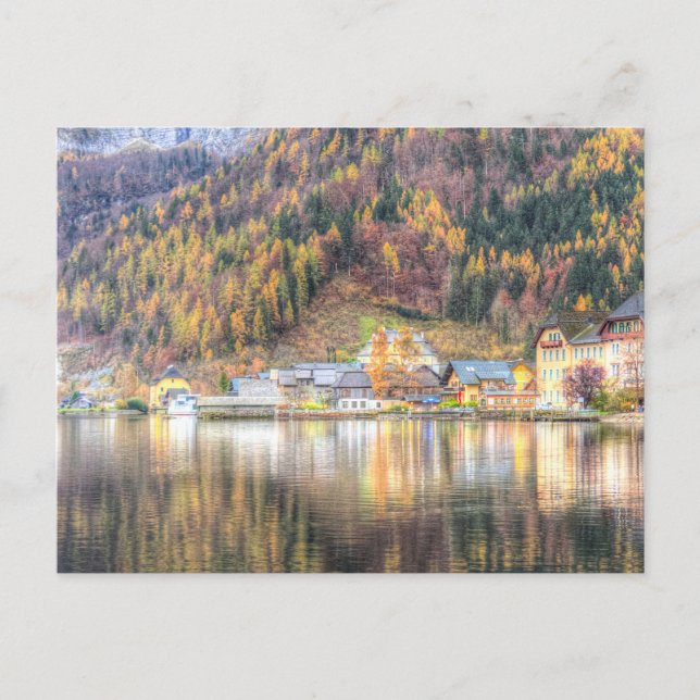 Carte Postale Hallstatt Village Autriche (Devant)