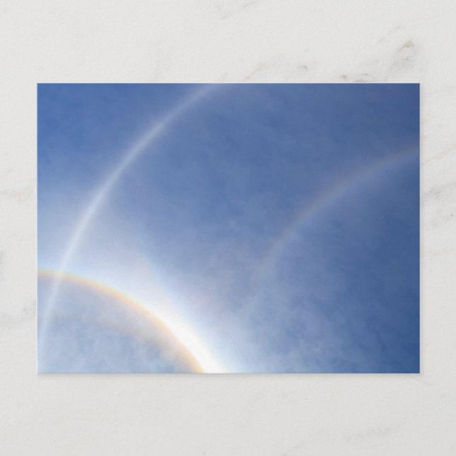 Carte Postale Halos autour du soleil (Devant)