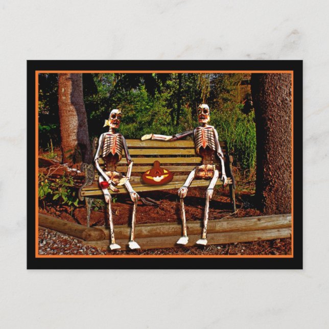 Carte postale Haloween Skeletons (Devant)