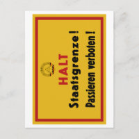 Halt Staatsgrenze ! Symbole de Berlin