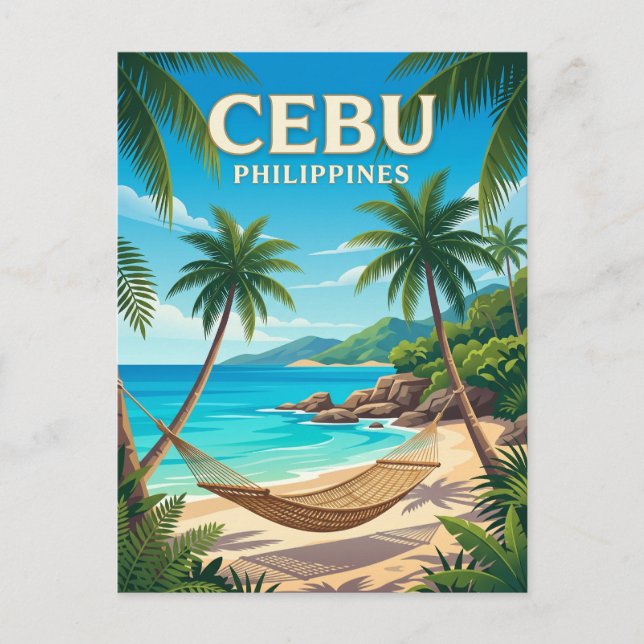 Carte Postale Hamac de Cebu Philippines (Devant)