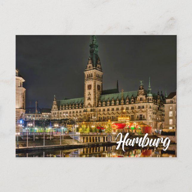 Carte Postale Hambourg, Allemagne (Devant)