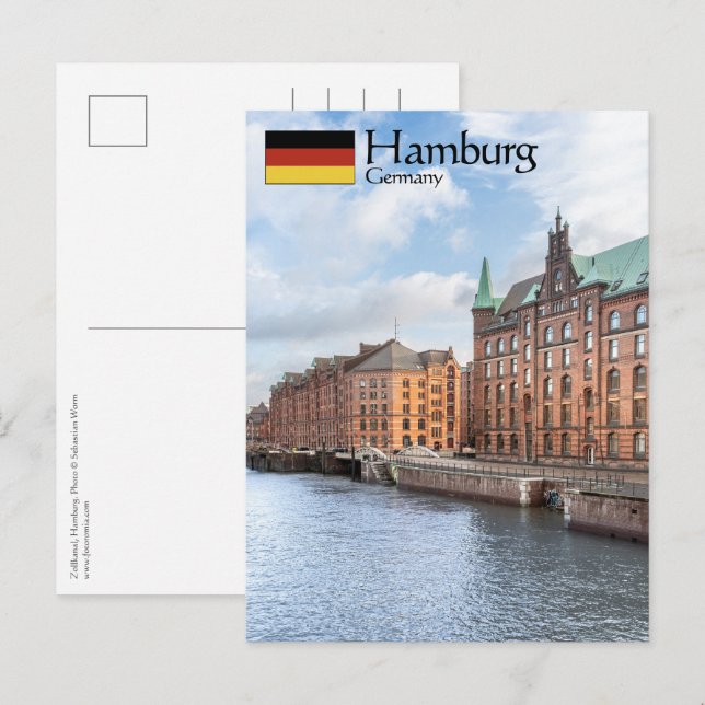 Carte Postale Hambourg Allemagne (Devant / Derrière)