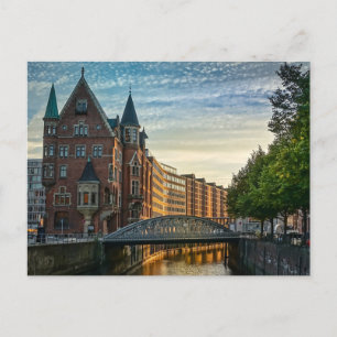 Carte Postale Hambourg, Allemagne, City View