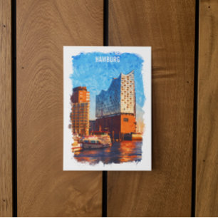 Carte Postale Hambourg Allemagne Elbphilharmonie Travel
