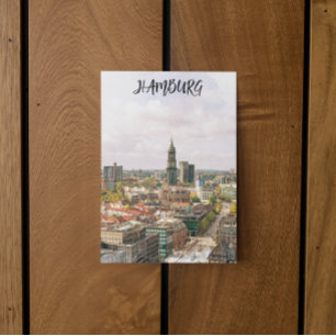 Carte Postale Hambourg Allemagne Hansestadt City View