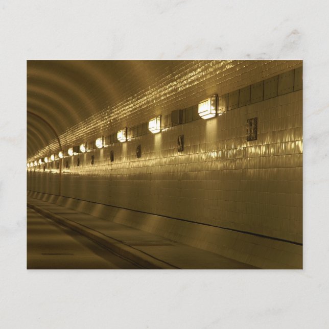 Carte Postale Hambourg alter Elbtunnel (Devant)