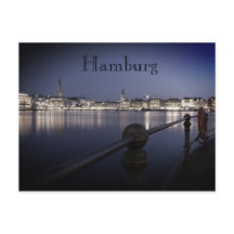Hambourg Binnenalster Postkarte