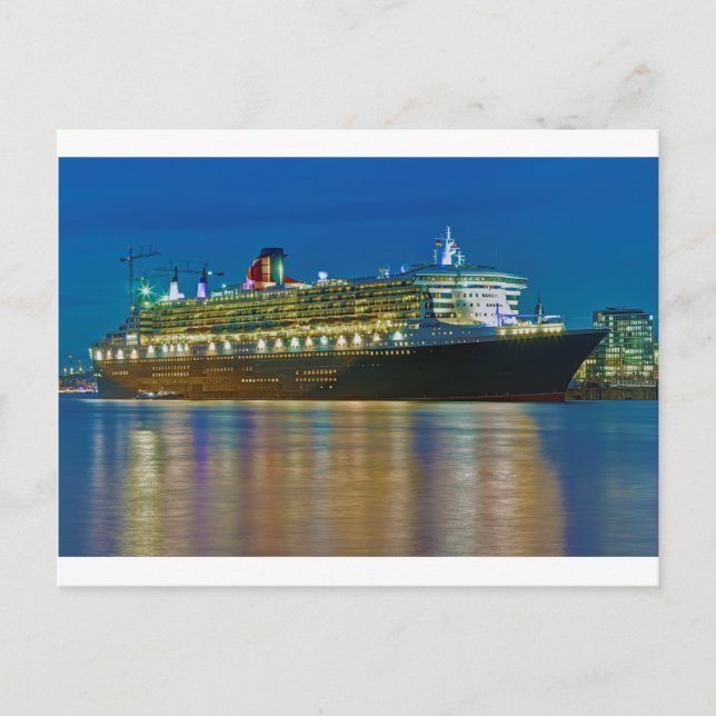 Carte Postale Hambourg Reine Marry 2 (Devant)